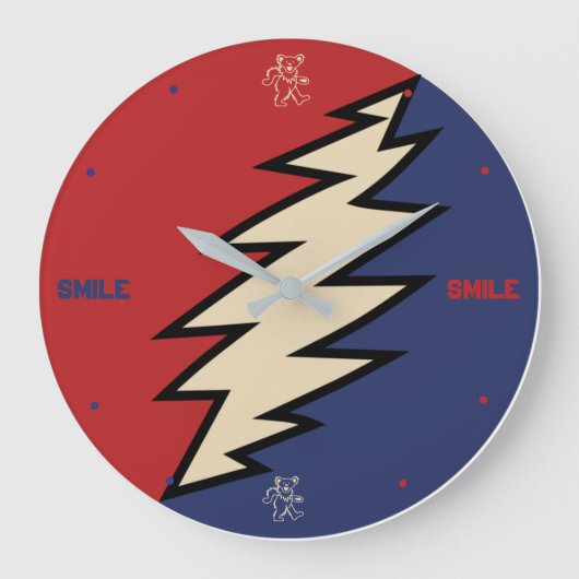 平和な愛用アクリル壁掛け時計  ラージ壁時計 (正面)