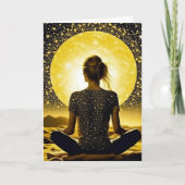 平和な日をお祈り | めい想の カード (正面)