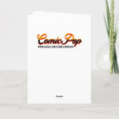 平和な日をお祈り | 女性読の カード (裏面)