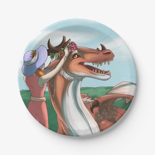 平和な日 ペーパープレート (正面)