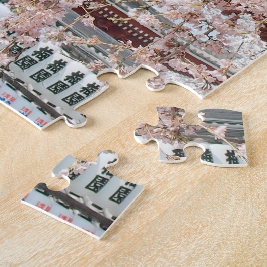 平和な朝 ジグソーパズル (側面)