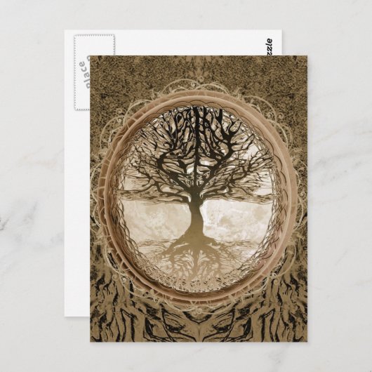 平和な木 ポストカード (正面/裏面)