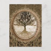平和な木 ポストカード (正面)