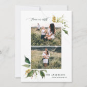 平和な植物学2つの写真家 シーズンカード (正面)