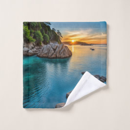 平和な楽園 ウォッシュタオル