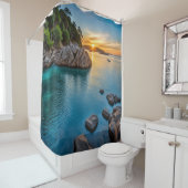 平和な楽園 シャワーカーテン (インサイチュ)