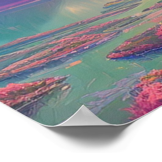 平和な楽園 ポスター (角)