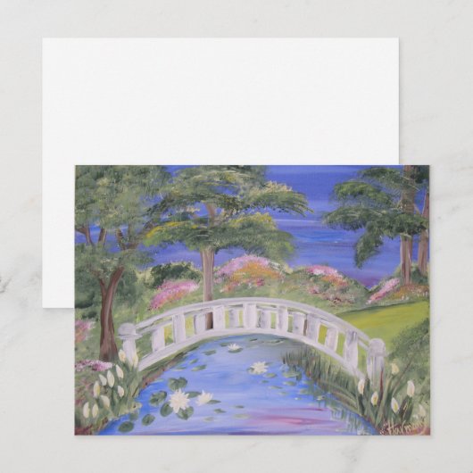 平和な橋 ポストカード (正面/裏面)