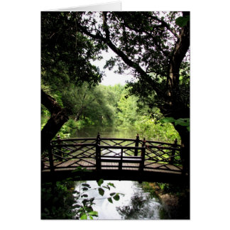 平和な水上の橋