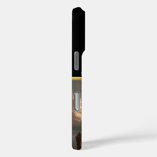 平和な水面以上に十字架につけられたイエス Case-Mate iPhoneケース (裏面 / 右)