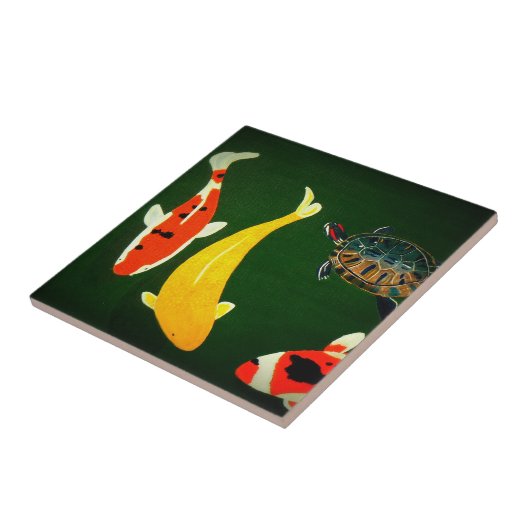 平和な池 タイル (側面)