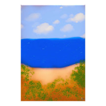 平和な浜辺
