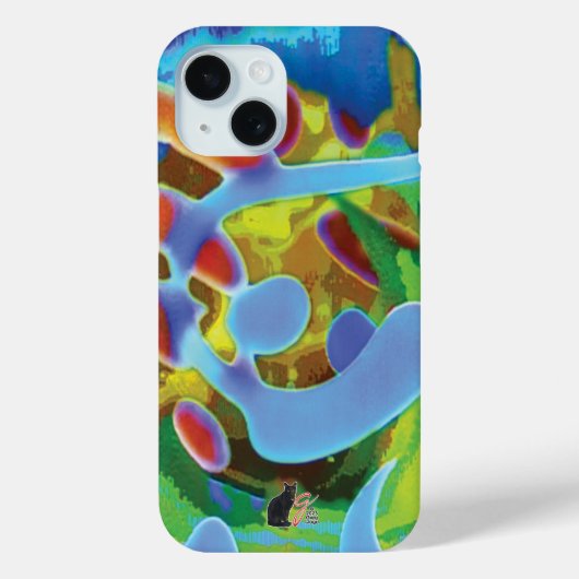 平和な渦巻き旋回iPhone Case-Mate iPhoneケース (裏面)