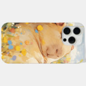 平和な牧草地で休息するカピバラ Case-Mate iPhoneケース (裏面 (横))