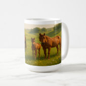 平和な牧草地の仲間 コーヒーマグカップ (正面右)