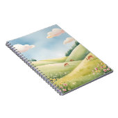 平和な牧草地ランドスケープノートブック ノートブック (右側)