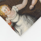 平和な王国の動物ヒッククラシックス フリースブランケット (角)