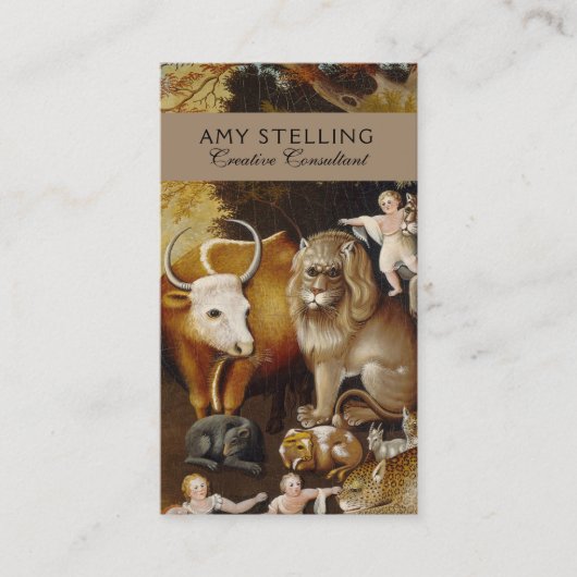 平和な王国の動物ヒッククラシックス 名刺 (正面)