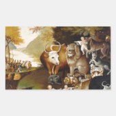 平和な王国の動物ヒッククラシックス 長方形シール (正面)