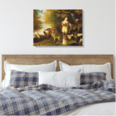 平和な王国 | 1830-32 キャンバスプリント (インサイチュ (寝室))