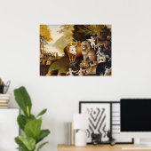 平和な王国， c.1834 (キャンバス上の油) ポスター (ホームオフィス)