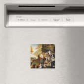 平和な王国, c.1834 (キャンバス上の油) マグネット (インサイチュ (食洗機))