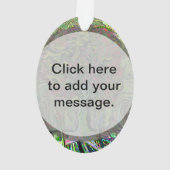 平和な生きている生命の樹 オーナメント (裏面)