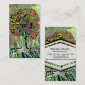 平和な生きている生命の樹 名刺 (正面/裏面)