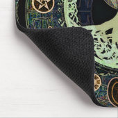 平和な生きている陰陽の生命の樹 マウスパッド (コーナー)