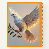 「平和な生活の美しい」 ノートブック (裏面)