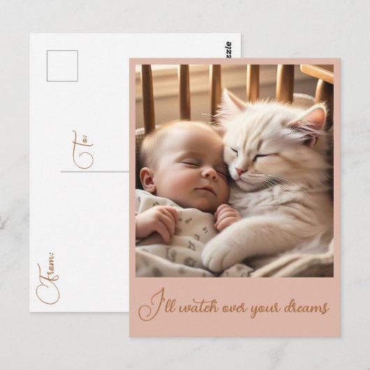 "平和な眠り" ポストカード (正面/裏面)