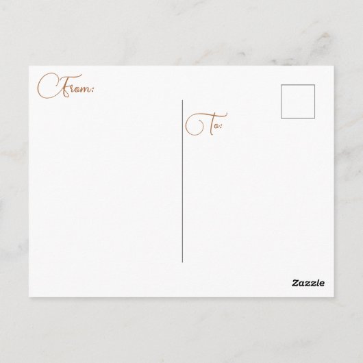 "平和な眠り" ポストカード (裏面)