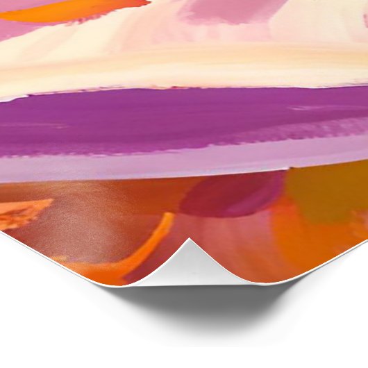 平和な瞬間:良い自然でアフロの女性 ポスター (コーナー)