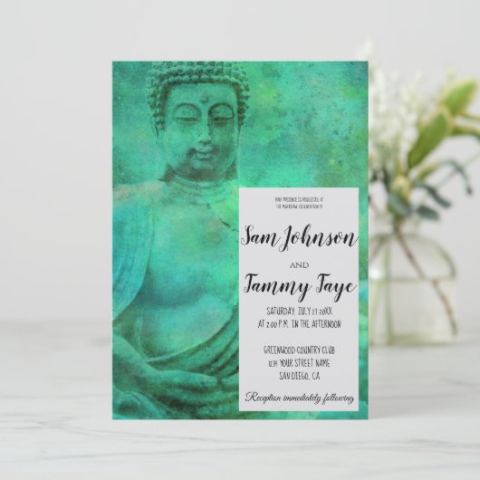 平和な禅仏 招待状 (スタンド正面)