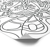 平和な秋:秋の紅葉のポスター ポスター (角)