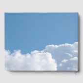 平和な空の葬儀記念ゲストブック ゲストブック (裏面)