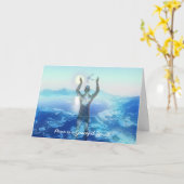 平和な精神 カード (黄色い花)