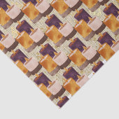 平和な紫と金ゴールドのキャンドルスパ 薄葉紙 (詳細)