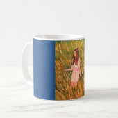 平和な考えること コーヒーマグカップ (正面左)