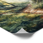 平和な自然のポスター ポスター (角)