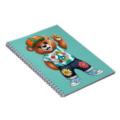 平和な装カジュアル置でテディベア1 ノートブック (右側)