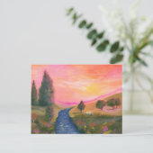 平和な谷 ポストカード (スタンド正面)