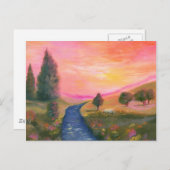 平和な谷 ポストカード (正面/裏面)