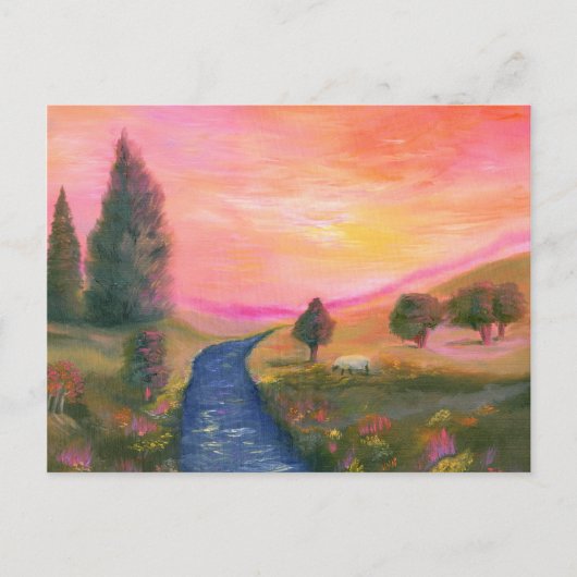 平和な谷 ポストカード (正面)