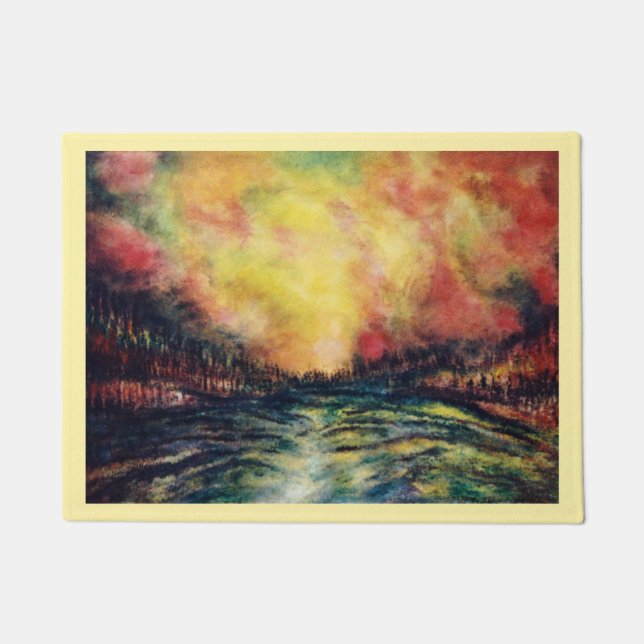 平和な道 ドアマット (正面)