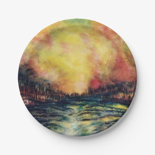 平和な道 ペーパープレート (正面)