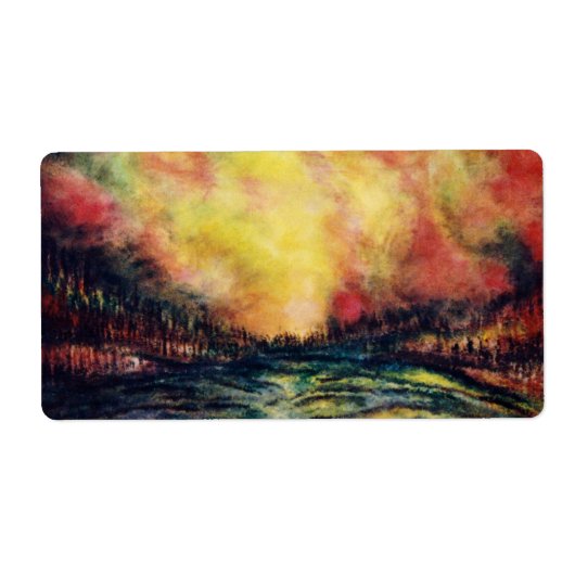 平和な道 ラベル (正面)