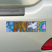 平和な都市 バンパーステッカー (車上)