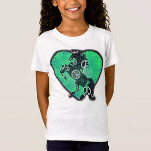 平和な野生の馬! Tシャツ