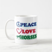 平和な馬 コーヒーマグカップ (左)